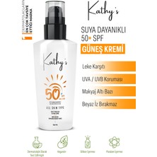 Kathy's Leke Karşıtı - Aydınlatıcı Spf 50+ Korumalı Vücut ve Yüz Güneş Kremi 125ML