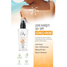 Kathy's Leke Karşıtı - Aydınlatıcı Spf 50+ Korumalı Vücut ve Yüz Güneş Kremi 125ML