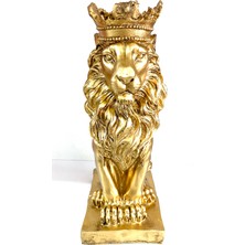 Kirvemantik Dekoratif Hediyelik Aslan Kral Biblo