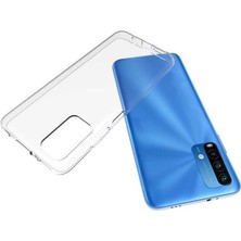 Caseworld Xiaomi Redmi 9t Kapak Şeffaf Süper Silikon Kılıf