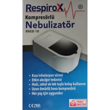 Respirox Verimli Solunum Terapisi Için Rneb-18 Kompresörlü Nebülizatör