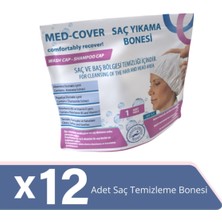 24 Medcover Med-Cover Saç Yıkama Bonesi 1X12'LI Gönderim