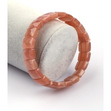 Alibaba Doğaltaş Güneş Taşı Doğal Taş Bileklik 9 x 12 mm Özel Kesim