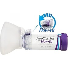 Aerochamber Flow-Vu Mor 5-15 Yaş Arası Çocuklar Için Flow