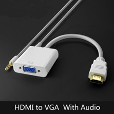 Hdmı To VGA + Audıo Kablo