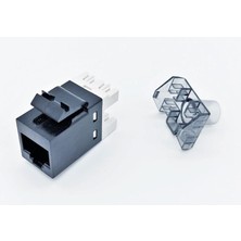 Commscope Keystone Jack Utp Cat6 180 D Black 1375055-2