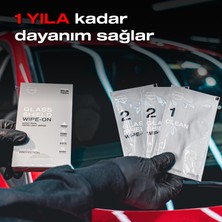 Nasiol Glasshield Wipe-On Nano Yağmur Kaydırıcı Mendil-Cam Yüzey Seramik Kaplama-1 Yıl Dayanım