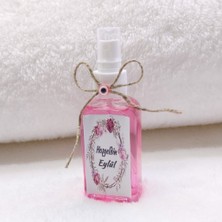 Hayaller Dükkanı 20 Adet Şişe Plastik Sprey Şişe Fısfıslı Kare 50 cc Nikah Şekeri Nişan Liği