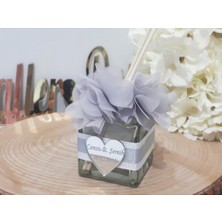 Hayaller Dükkanı 20 Adet 50 cc Cam Şişe Bambulu Oda Kokusu Nikah Şekeri