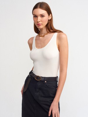 Dilvin 10246 Fitilli Triko Atlet-Ekru