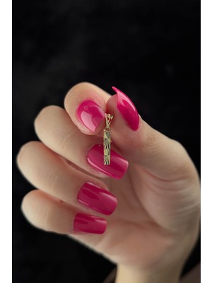 Fiyonk Kuyumculuk 14 Ayar Altın Mini Shine Kolye Ucu I Harfi