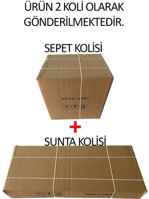 Pratico 7 Sepetli Sarı Gri Çok Amaçlı Oyuncak Dolabı