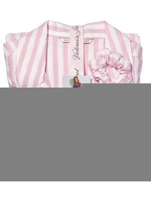 Victoria's Secret Flanel Uzun Pijama Takımı