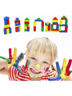 Edutoys Ahşap Bloklar 50 Parça