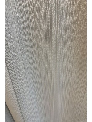 Perhal İnce Çizgi Desenli1-3 Sık Pileli 125 x 260  cm Tül Perde