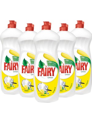 Fairy Sıvı Bulaşık Deterjanı 'limon 650   ml X5 Adet