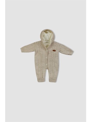 Pierre Cardin Içi Welsoftlu Triko Kışlık Bebek Tulum 302438