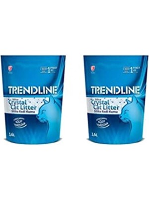 Trendline Tozsuz Silika Kedi Kumu 3.6 Lt X2 Adet
