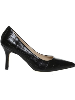 Fabrika  Siyah Kadın Topuklu Ayakkabı Pesaro