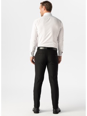 Süvari Normal Bel Normal Paça Slim Fit Siyah Erkek Pantolon PN1014400284