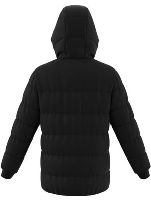 Only & Sons  Siyah Erkek Kısa Şişme Mont Onsmelvın Lıfe Hood Puffer Jacket