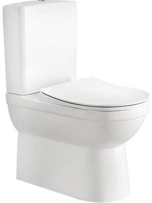 Creavit Letoon Rim-Off Kanalsız Duvara Dayalı Klozet Seti