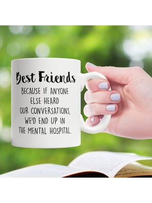 Bexdore En Iyi Arkadaş Hediye Kupa, En Iyi Arkadaş Komik Kupa Bardak