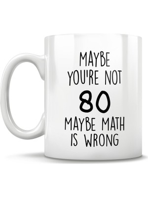 Bexdore 80. Doğum Günü Hediyesi, Komik 80. Yaş Kupa Bardak