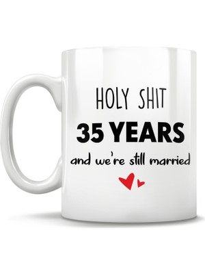 Bexdore 35. Yıldönümü, 35.evlilik Yıl Dönümü Kupa Bardak Hediye