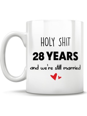 Bexdore 28.yıldönümü,28.evlilik Yıl Dönümü Kupa Bardak Hediye