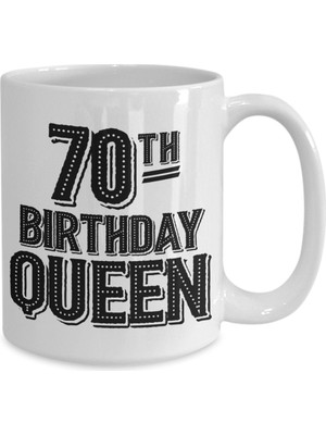 Bexdore Komik 70 Yaş Doğum Günü Hediye Kupa - Kişiye Özel Bardak