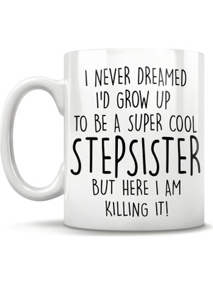 Bexdore Komik Üvey Kardeş Hediye, Üvey Kız Kardeş Kupa Bardak