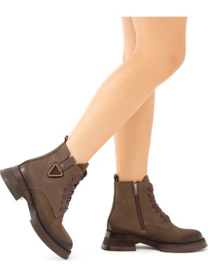 Tamer Tanca Kadın Deri Casual Bot 599 23035 Bn Bot SK22/23