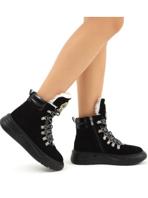 Tamer Tanca Kadın Deri Casual Bot 945 10071 Bn Bot SK22/23