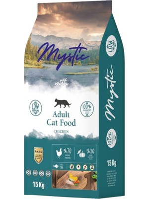Mystic Garden Mystic Az Tahıl.yetiş. Kedi Maması Tavuklu 15 kg