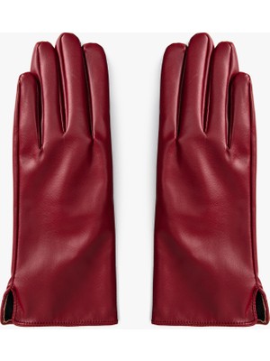 Koton Deri Görünümlü Eldiven