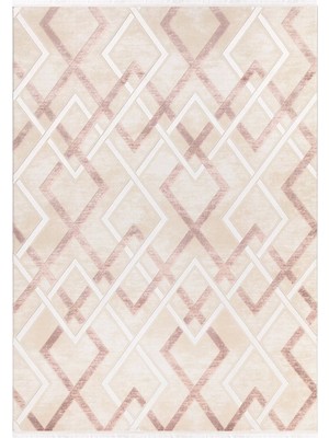 İpek Mekik Halı Gaspara 14901 Pudra Modern Salon Halısı