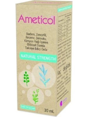 Ametist Ametis Ilaç Ameticol Natural Strength Damla 30ml