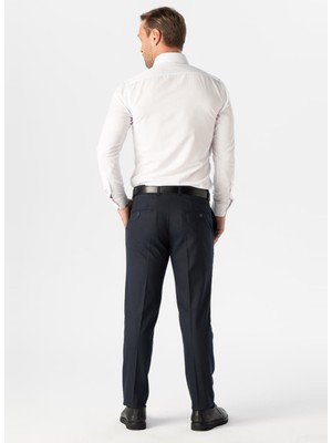 Süvari Normal Bel Normal Paça Slim Fit Lacivert Erkek Pantolon PN1014400290