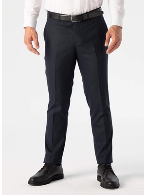 Süvari Normal Bel Normal Paça Slim Fit Lacivert Erkek Pantolon PN1014400290