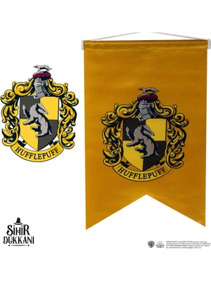 Sihir Dükkanı Hufflepuff Büyük Flama Kırlangıç Kesim