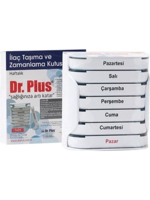 Dr Plus Dr. Plus Ilaç Saklama Kutusu Haftalık - 7X24