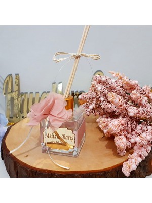 Hayaller Dükkanı 20 Adet Kare Altın Kapaklı Kolonya Şişesi Nikah Şekeri