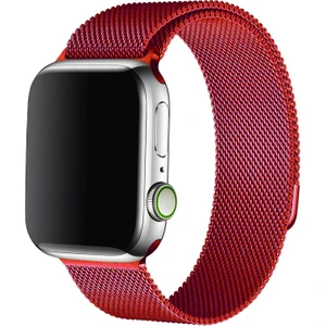 Apple Watch Metal Hasır Kordon 1 2 3 4 5 6 7 Se 42-44-45 mm -Tam Uyumlu Kordon