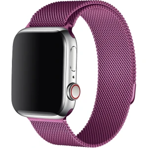 Apple Watch Metal Hasır Kordon 1 2 3 4 5 6 7 Se 42-44-45 mm -Tam Uyumlu Kordon