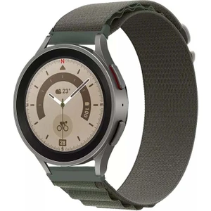 Samsung Galaxy Watch 46 Mm- Samsung Galaxy Watch 3 (45 Mm) Tam Uyumlu 22 mm Alpine Kumaş Kordon