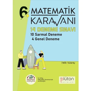 Plüton Yayınları 6. Sınıf Matematik Karavanı 14 Deneme Sınavı (Ciltli)