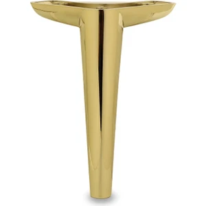 Lüks Mobilya Kanepe Sehpa Tv Ünitesi Koltuk Ayağı 19 cm Gold Altın Baza Ayak