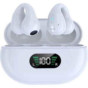 Happy World Shopping Kemik Iletim Tws Kulakiçi Bluetooth Kulaklık Bas Hifi Stereo Mic ile Kablosuz Kulaklık Spor Su Geçirmez Kulaklık (Yurt Dışından)