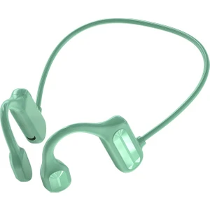 Happy World Shopping BL09 Kablosuz Kulaklık Bluetooth 5.2 Kemik Iletimli Kulaklık Doğa Sporları Stereo Su Geçirmez Mikrofonlu Kulaklık (Yurt Dışından)